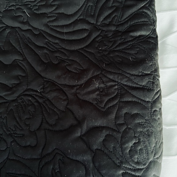 Inc international concepts Macys black Tango floral pattern coverlet Full/Queen - Picture 4 of 6